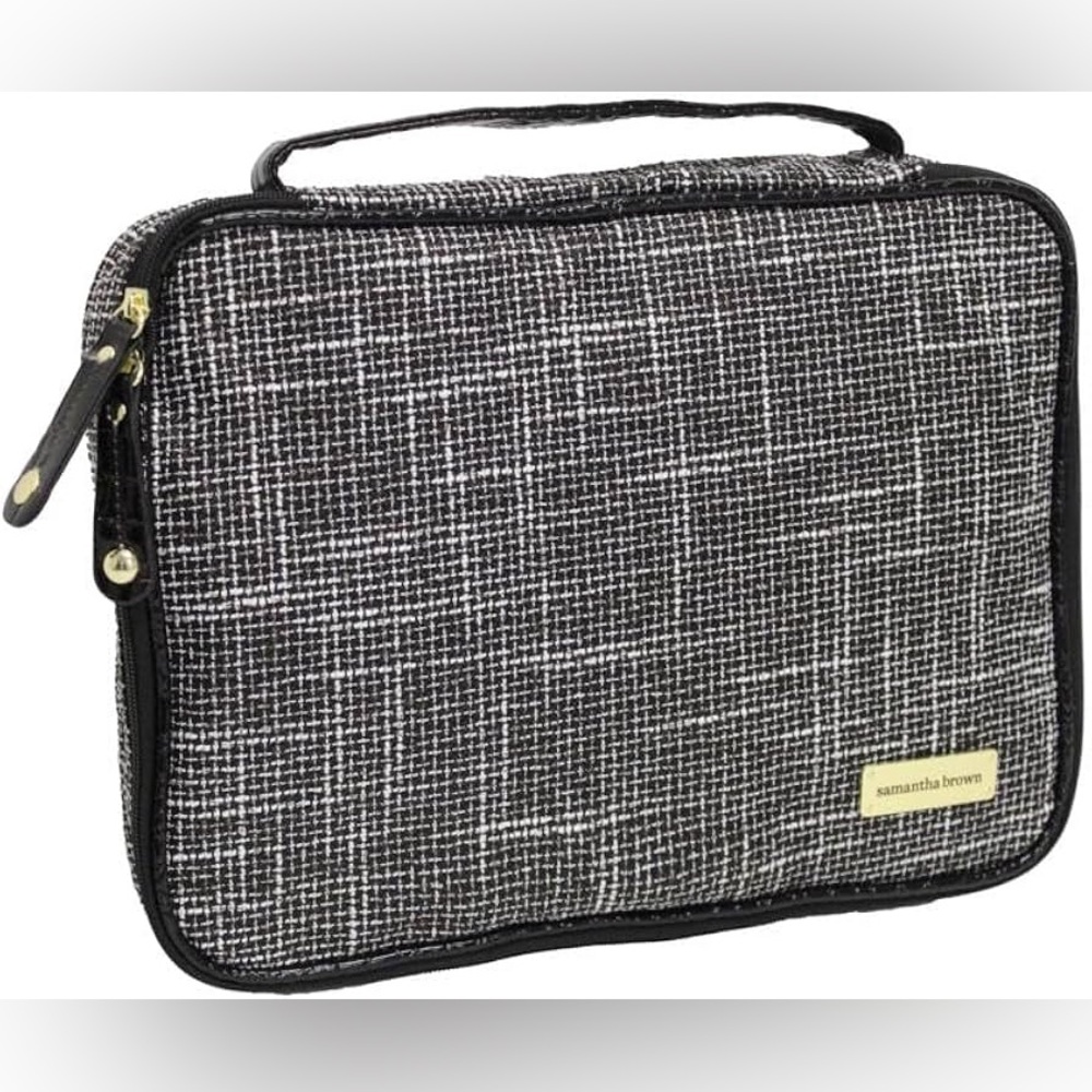 Samantha Brown Tweed 5‎ Piece Organizer NWT